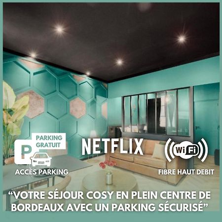Free Parking - Self Checkin - Wifi - Netflix - City Center - Le Coste By Superbordeaux Eksteriør billede