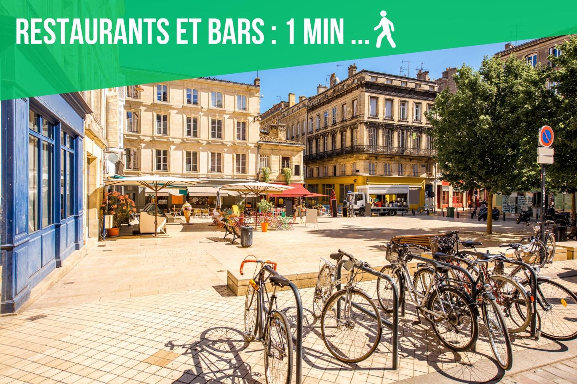 Free Parking - Self Checkin - Wifi - Netflix - City Center - Le Coste By Superbordeaux Eksteriør billede
